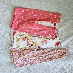 3 pack girl's leggings